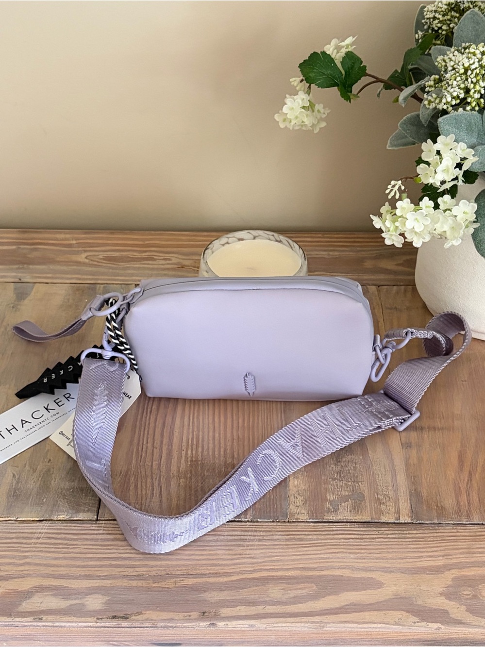 Thacker Lavender Ella Phone Crossbody Convertible Zip Bag 🆕